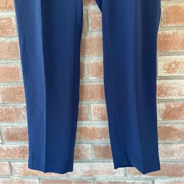 J. Crew Trousers Pants Pleated NEW Women’s 8 Blue Professional Dress Pants - Image 3