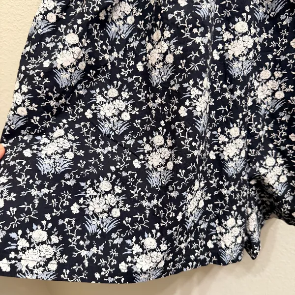 Anthropologie The Katerina Button-Front Romper Size M Black Floral‎ - Image 15