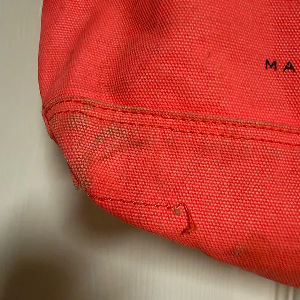 Marc Jacobs Pink Canvas Tote with Bold Branding - Image 4