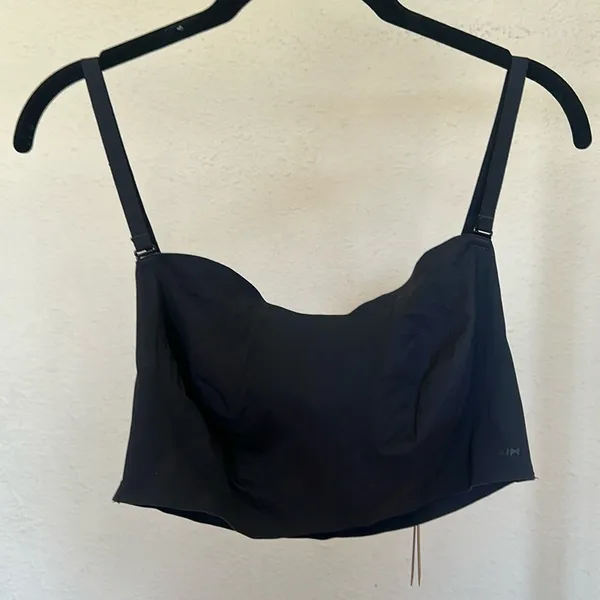 SKIMS NAKED BANDEAU BRA IN‎ ONYX strapless NWT size 3X - Image 3