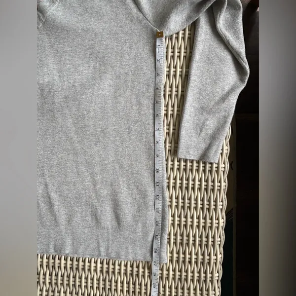 Peter Millar Gray Cotton Blend‎ Sweater medium winter holiday workwear - Image 7