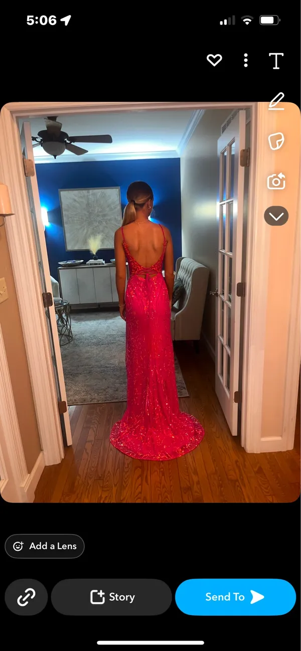 Prom dress Pink Size 0 - Image 3