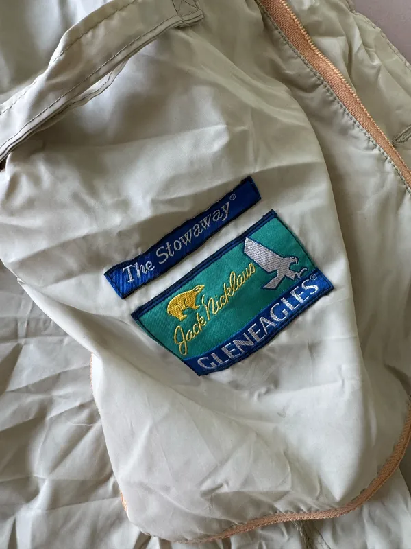 American Vintage Vintage "Jack Nicklaus” The Stowaway Packable Trench Rain Coat - Image 6