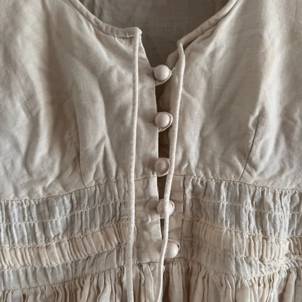 BEVERLY PAIGE‎ Vintage Ruffle Maxi Dress - Image 3