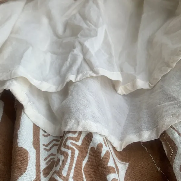 Long Full Boho Skirt with Sequins S - Image 7