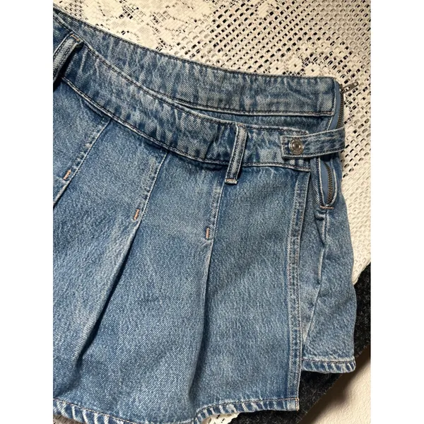 Free People Stephie Denim Skort - Image 3