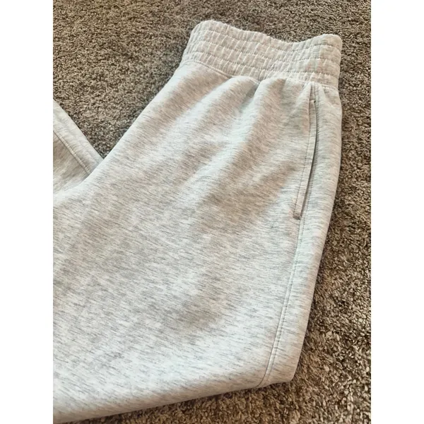 Yogalicious Scuba New Flow Jogger Heather Gray High‎ Rise Sweatpants Womens L - Image 3