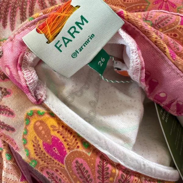 Farm RIo | Palm Scarf Print Miniskirt | Size 26 NWT - Image 8