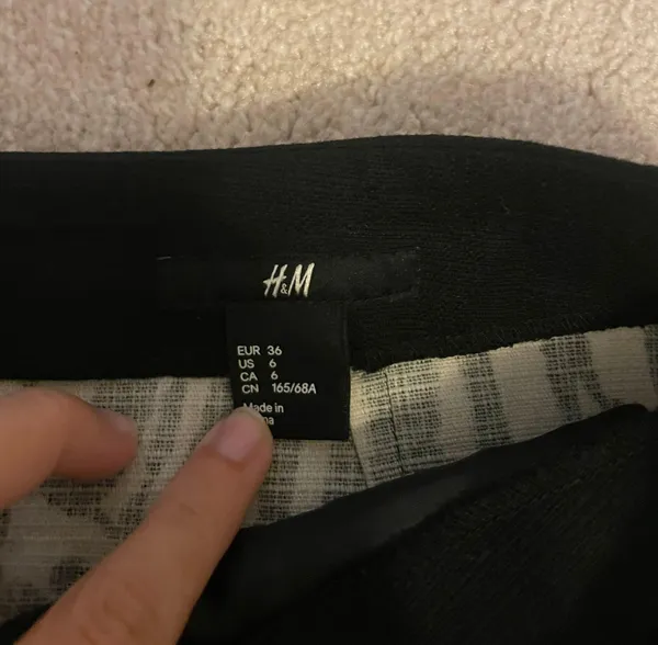 H&M Zebra Print Mini Skirt - Image 3