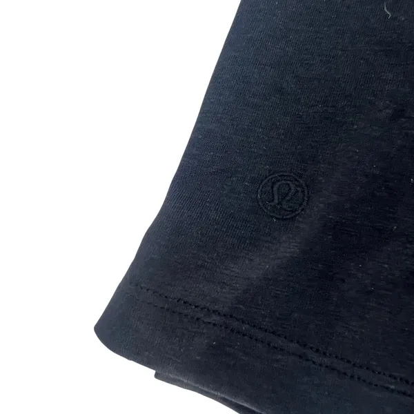 Lululemon Classic-Fit Cotton Blend T-Shirt Black Size 0 Waist Length - Image 5