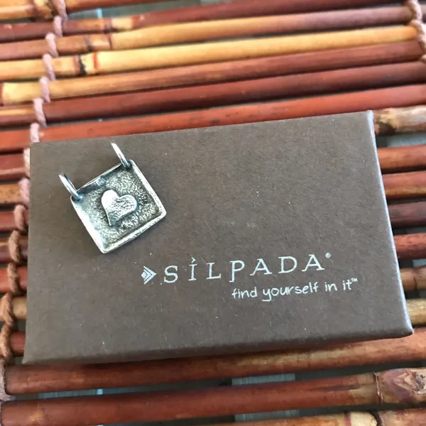 Silpada Sterling Silver Tilted Heart Pendant for Necklace - Image 2