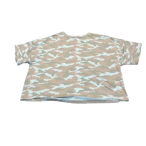 BANANA REPUBLIC luxespun Pink camo top - Image 4