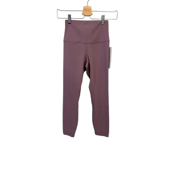 lululemon Align High-Rise Crop 23" Size 4 Lavender Lux NWT Authentic - Image 5