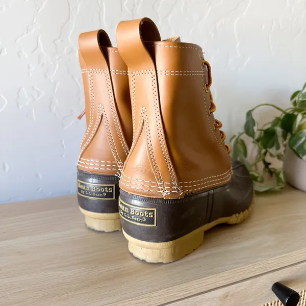 L.L. Bean | 8" Waterproof Leather Duck Boots Brown Size 6 - Image 7