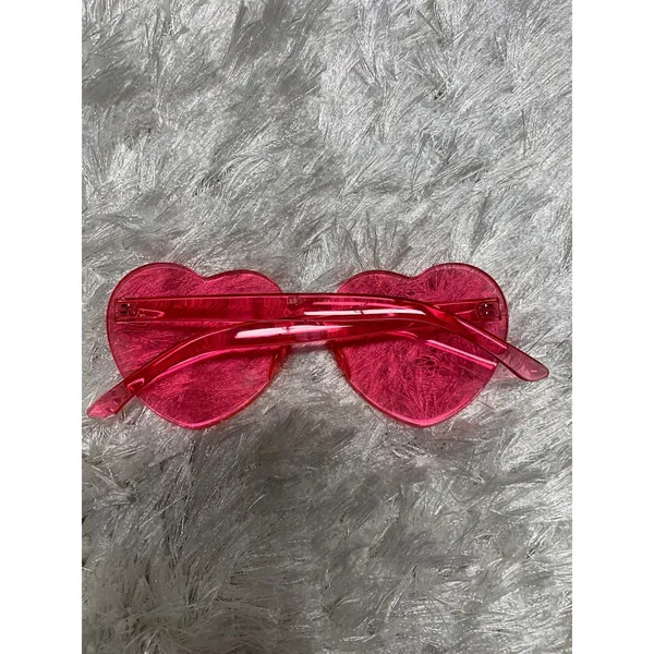 Pink Heart Plastic "Sunglasses" Photo Prop Party Parade Glasses - Image 2