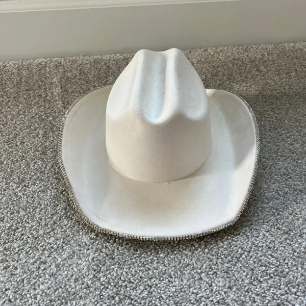 Women’s Western Beaded Cowgirl Hat - Image 3