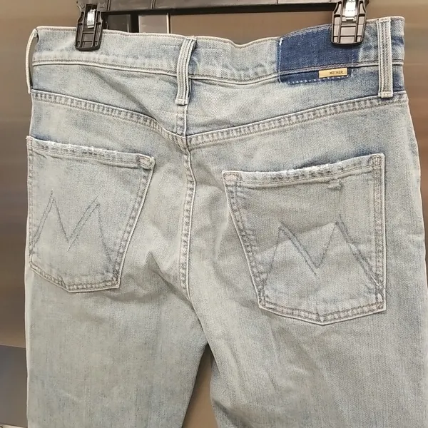 💕MOTHER SUPERIOR💕 Scrapper Ankle Jeans Light Wash Rigid Wild Calling 28 NWOT - Image 12