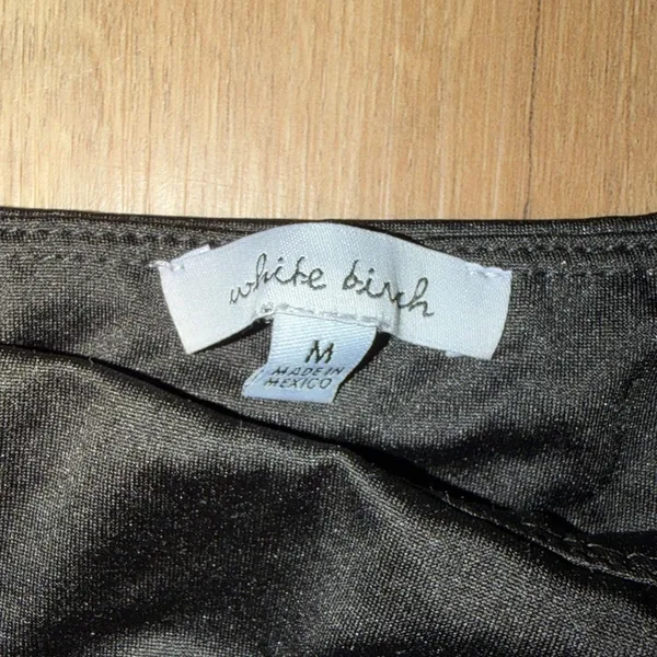 White Birch Black Yoga Skort Women’s Size Medium Super Soft Stretch Elastic - Image 2