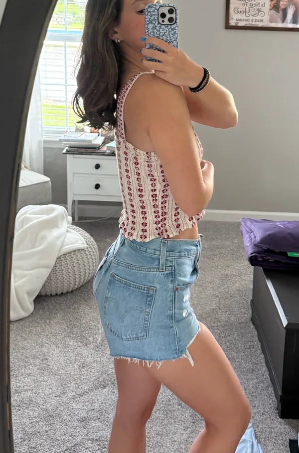 American Eagle Tank Top Crop Top - Image 4