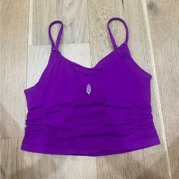 Free People Good karma ruched cropped tank - Image 3