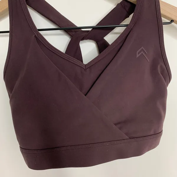 Oner Active Unified Layered Plum Brown Sports Bra XS Womens - Image 7