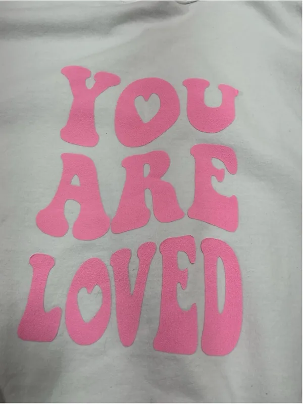 Womans Excellent Condition Gildan Sweatshirt Pullover Large White Graphics - Image 5