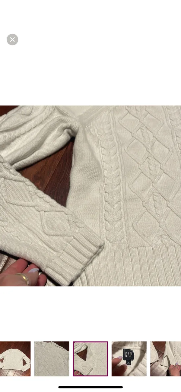 Gap Cable Knit Sweater - Image 4