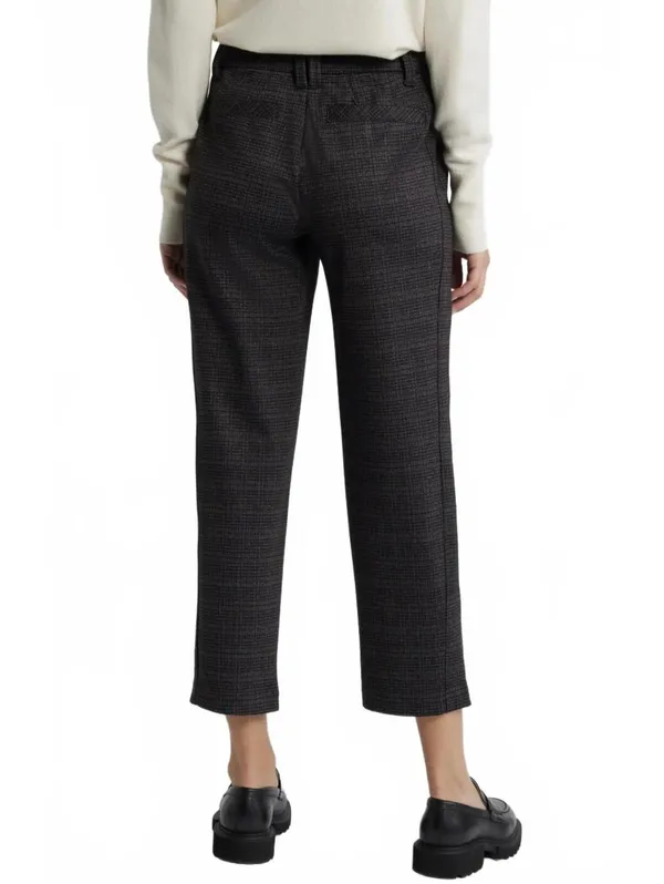 Wit & Wisdom 'Ab'Solution Skyrise Extended Stretch Pants Charcoal Plaid NWT Sz 2 - Image 2