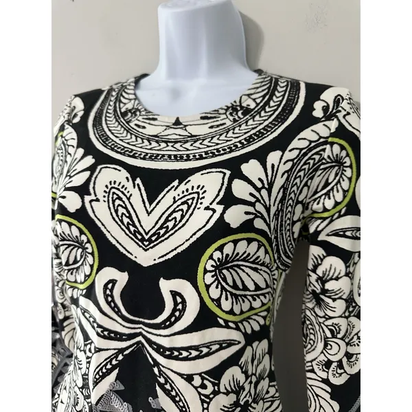 MINKPINK Highest Tower Embellished Mini‎ Dress Sequins Black Neon Lime Size S - Image 6