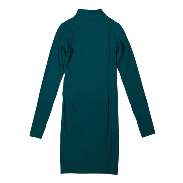 Vitality x Balance‎ Green Long Sleeve Quarter Zip Dress Stretchy Fitted Small - Image 3