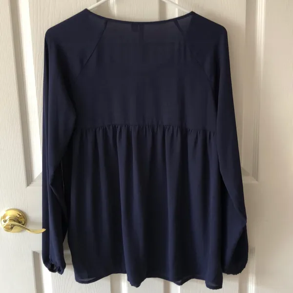 LC Lauren Conrad babydoll peasant blouse - Image 4
