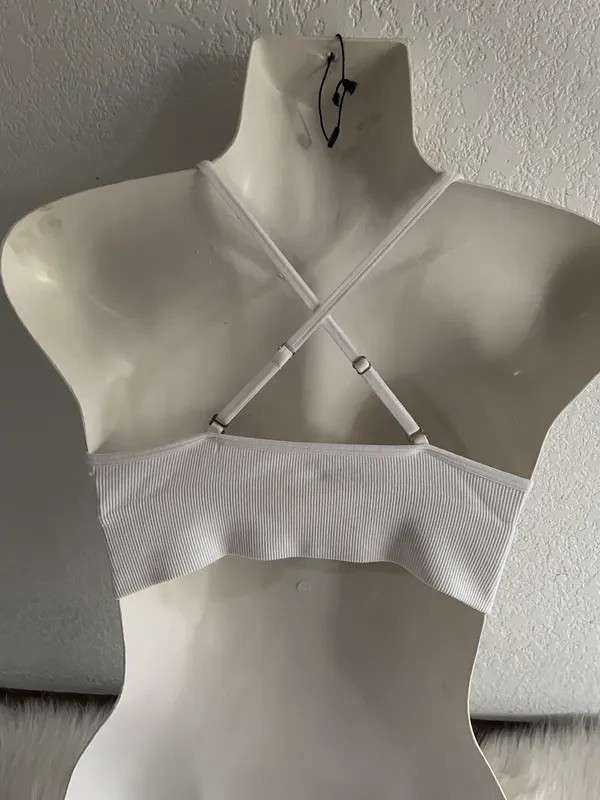 Abercrombie Crop Racerback Tank Top - Image 2
