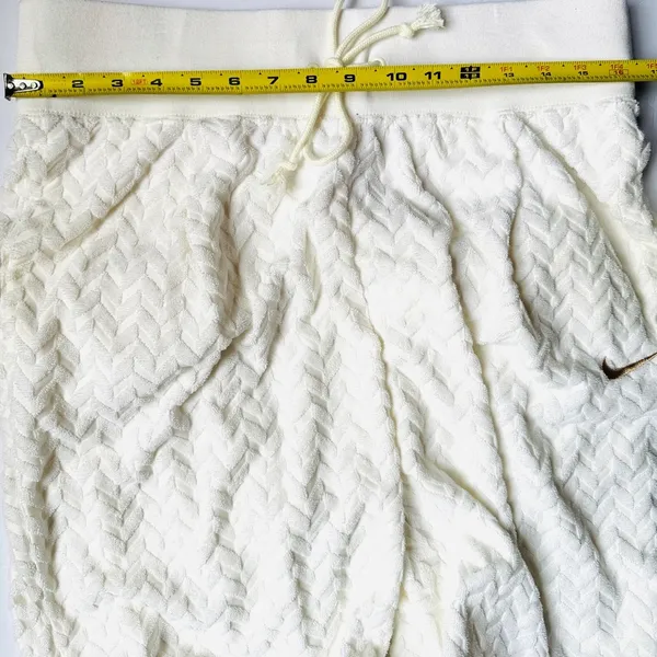 Nike Joggers Women’s‎ Sz L Everyday White Track Tapered Leg and High-Waisted Fit - Image 3