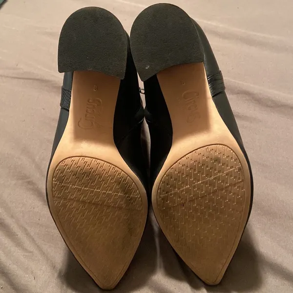 Circus by Sam Edelman Black Vegan Leather Booties - Image 4