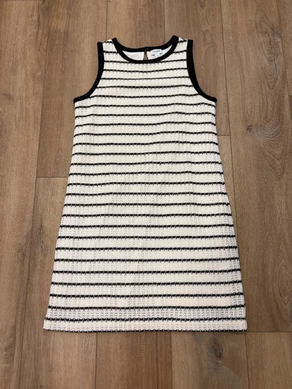 🌟 J. Crew 🌟 Sleeveless Striped Crochet Mini Dress Sz S - Image 4