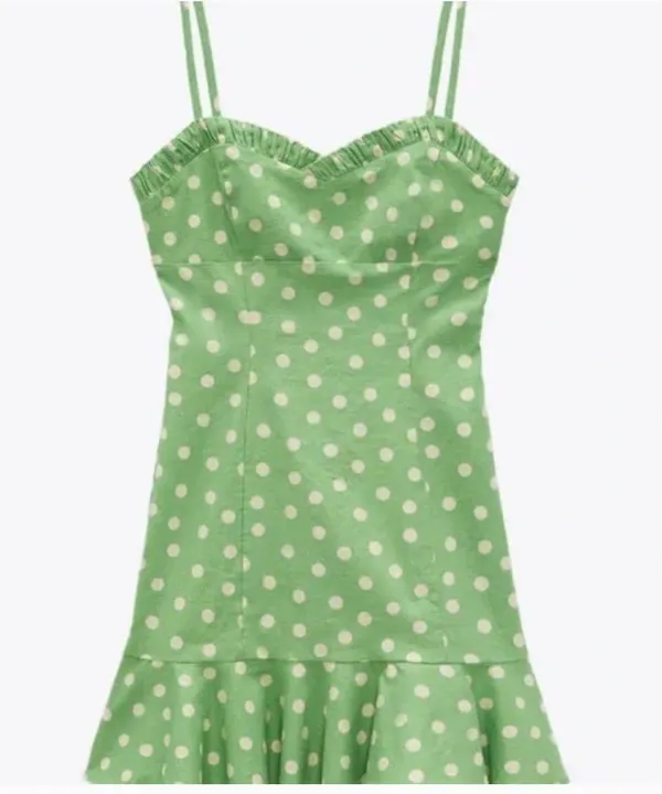 Zara Polka Dot print Dress - Image 2