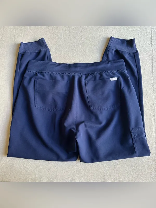 FIGS Zamora Jogger Scrub Pants - Navy Blue - Image 4