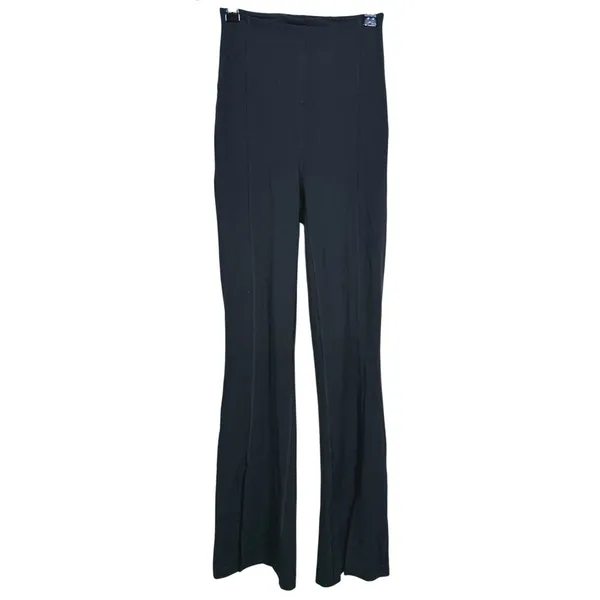 Lululemon In The Groove High Rise Flare Pant Size 2 Black Split Hem Athleisure - Image 2