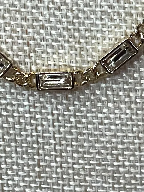 Lauren Ralph Lauren Gold Multicolor Crystal Necklace - Image 3