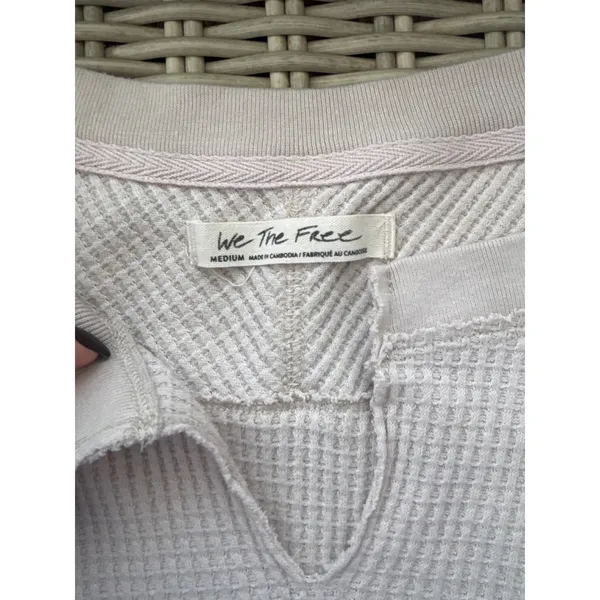 We The Free Monterey Thermal Henley Top Medium‎ boho layered cabincore travel - Image 7