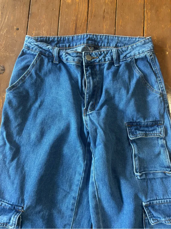 SHEIN SXY Flap Pocket Side Cargo Jeans - Image 8