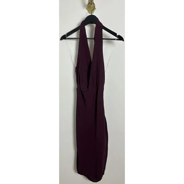 HOUSE OF CB Florentina Halter Minidress in Port Royale Size Small - Image 4