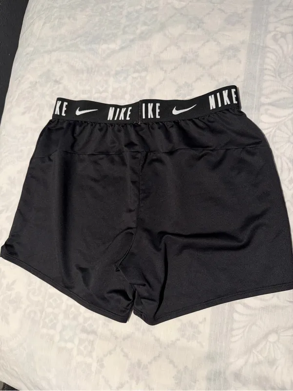 Nike Black Women's Athletic Shorts with Branded Waistband size XL - Image 2