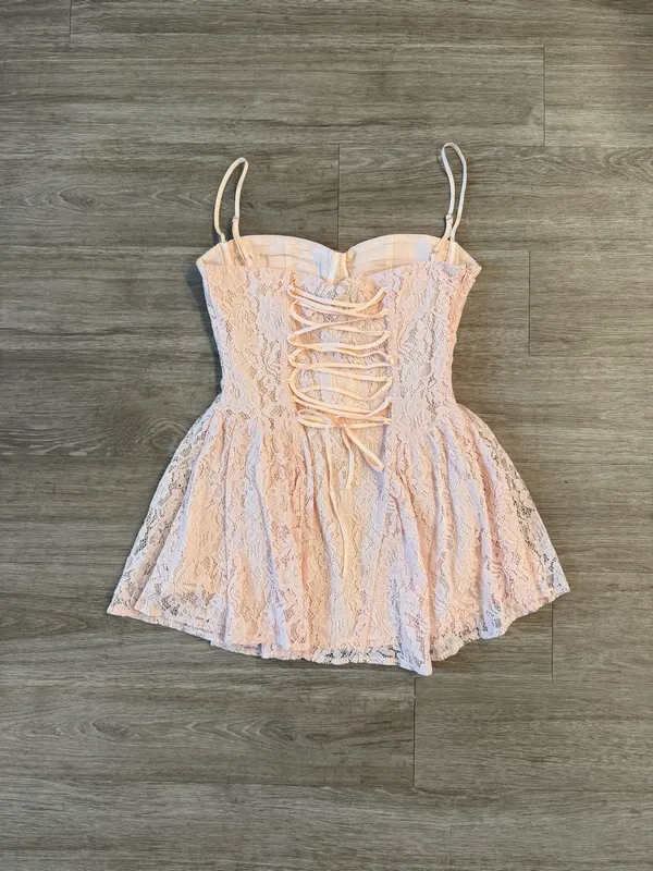 NWT Peppermayo Promenade Mini Dress in Pink, Size 6 - Image 2