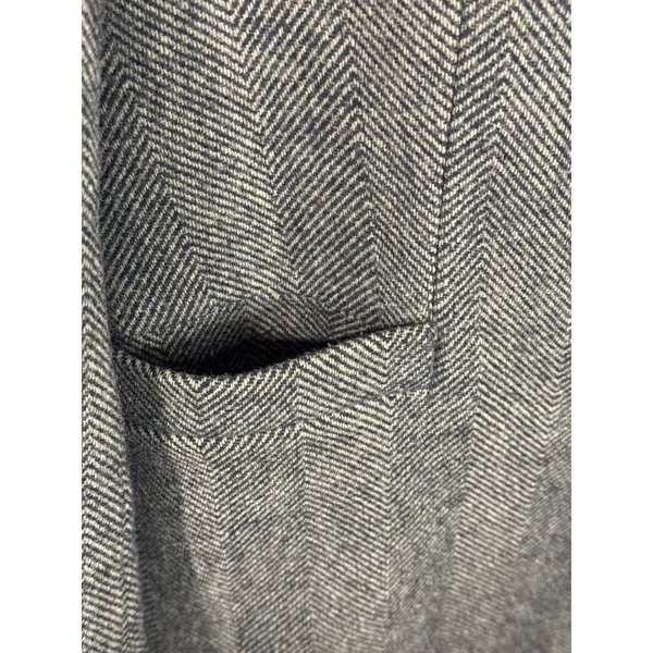 Lauren Ralph Lauren Herringbone Wool‎ Blend Coat Women's Size 6 Preppy Cozy - Image 3
