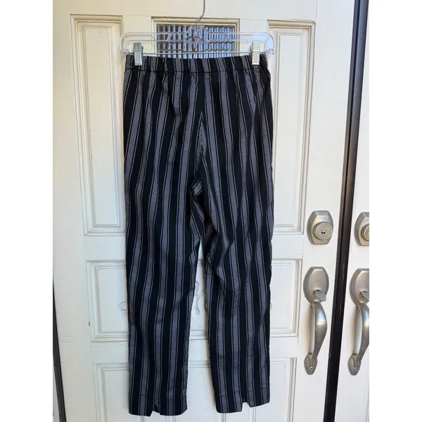 John Galt Black & White‎ Striped Pants Casual Cropped Trousers Size XS/Small - Image 3