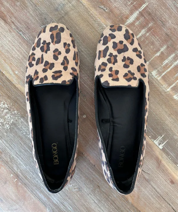 Bongo cheetah print flats - Image 2