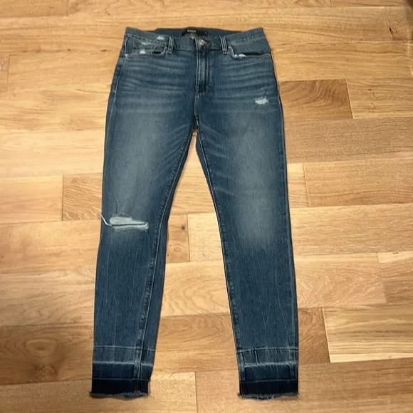NWT Hudson Nico midrise super skinny size‎ 30 jeans distressed - Image 2