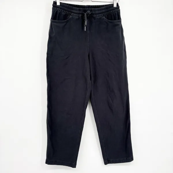 Athleta Womens Black Farallon Relaxed Utility Gorpcore Cropped Pants‎ Size S - Image 3