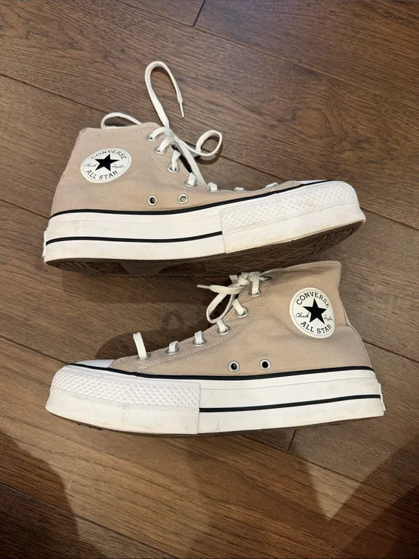 Converse Chuck Taylor All Star Lift HI-Platform Shoes 'Wonder Stone' - 8.5 - C27 - Image 8